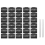 Basket Labels Clip on for Storage Bins - Plastic Removable Bin Dry Erase Labels,32PCS 1