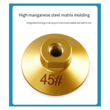 2PCS 60 M10 Brazed Flat Grinding Head Abrasive Polishing Stone Marble Quartz Cobblestone Grind