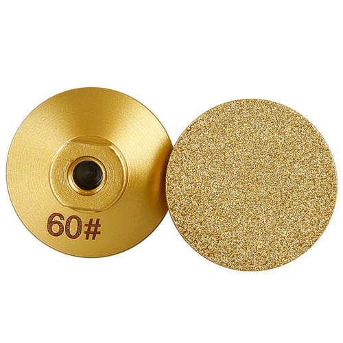 2PCS 60 M10 Brazed Flat Grinding Head Abrasive Polishing Stone Marble Quartz Cobblestone Grind 2