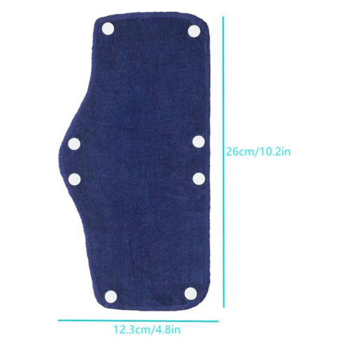 10PCS Hard Hat Sweatband, Cotton Liner, Reusable Hardhat Sweatbands (Blue) 2