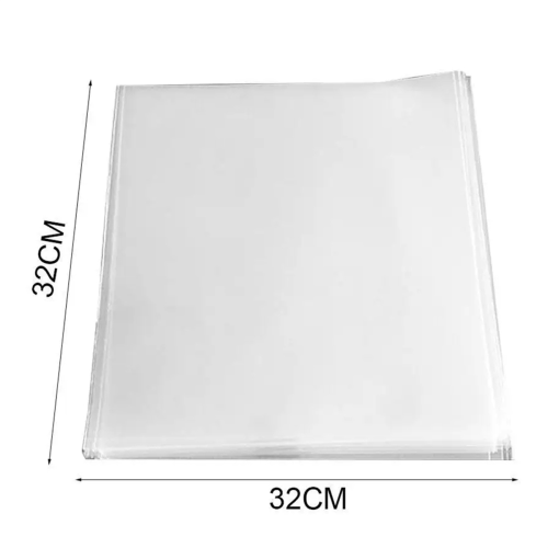 Transparent Vinyl Record Outer Bag CD Protection Square Sleeve Flat Mouth 1