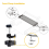 Truck Tonneau Cover Replacement Installation Accessory Fit for Tri-Fold & Quad-Fold Bed Hard Folding 6