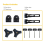Truck Tonneau Cover Replacement Installation Accessory Fit for Tri-Fold & Quad-Fold Bed Hard Folding 2