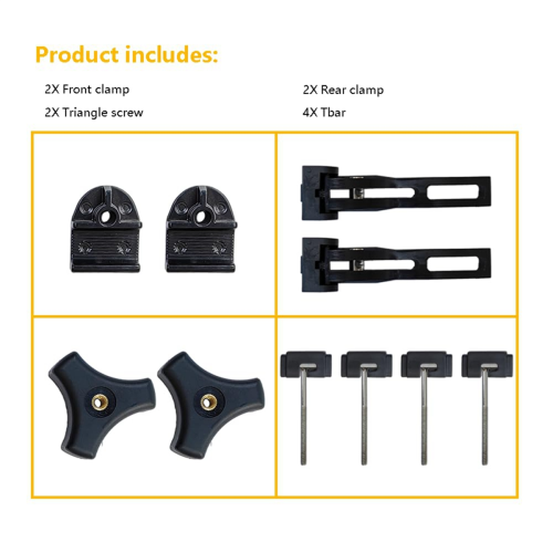 Truck Tonneau Cover Replacement Installation Accessory Fit for Tri-Fold & Quad-Fold Bed Hard Folding 1