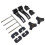 Truck Tonneau Cover Replacement Installation Accessory Fit for Tri-Fold & Quad-Fold Bed Hard Folding 8