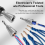 Wire Stripping and Twisting Tool,Electric Stripper,Wire Twister Tool for Drill with 25PCS Connectors Nuts 2