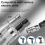 Wire Stripping and Twisting Tool,Electric Stripper,Wire Twister Tool for Drill with 25PCS Connectors Nuts 6