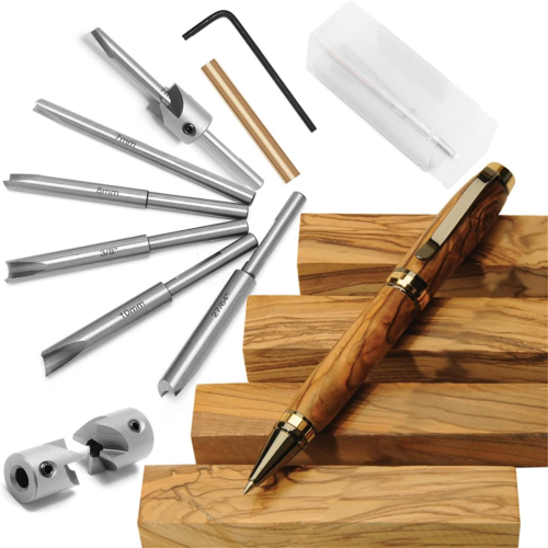Pen Mill Set,10 Pieces Trimmer System for Kits Woodworking 2