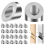 24Pack Beveled Angle Washers 9mm, 33 Handrail Washer Max for 8mm Cable Railing Hardware Kit, Stair Deck Metal 1