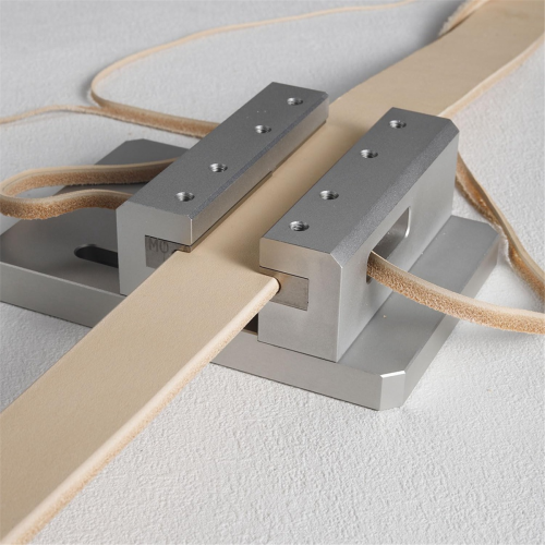 Leather Edge Trimmer, Belt Side Edger Tool, Desktop Strap Beveler Machine for DIY Working 2