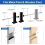 24Pack Beveled Angle Washers 9mm, 33 Handrail Washer Max for 8mm Cable Railing Hardware Kit, Stair Deck Metal 5