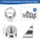 24Pack Beveled Angle Washers 9mm, 33 Handrail Washer Max for 8mm Cable Railing Hardware Kit, Stair Deck Metal 4