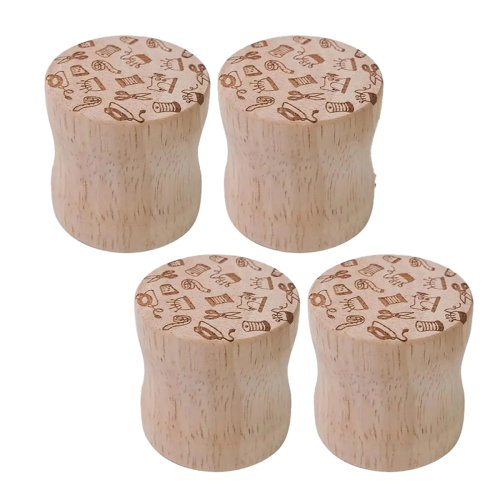Pattern Weights Round Wooden Dressmaking Sewing Samples Cutting for Accessories A 1