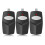 3Pcs Replacement for Linear Multicode Garage Gate Door Opener Remote,3089,308911,MCS308911,10 Dip Switch,Black,300mhz 8