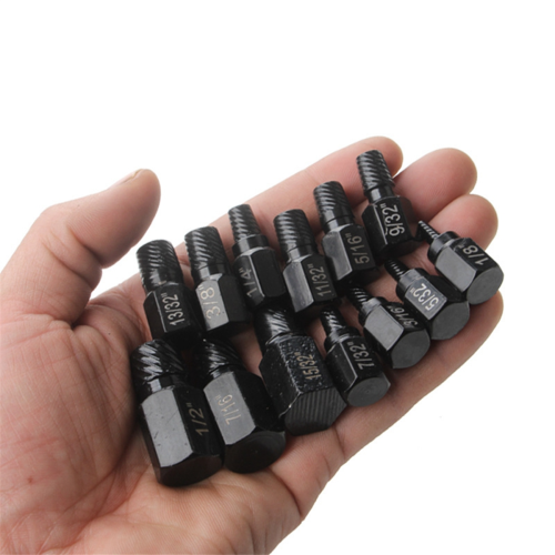 13Pcs Screw Extractor Kit Damaged Remover Set Easy Out Drill Bits Broken Bolt Stud 1