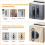 Multi-Functional Silicone Pen Holder Universal Insert Removable Whiteboard Magnetic Clip Cover Fixed 3