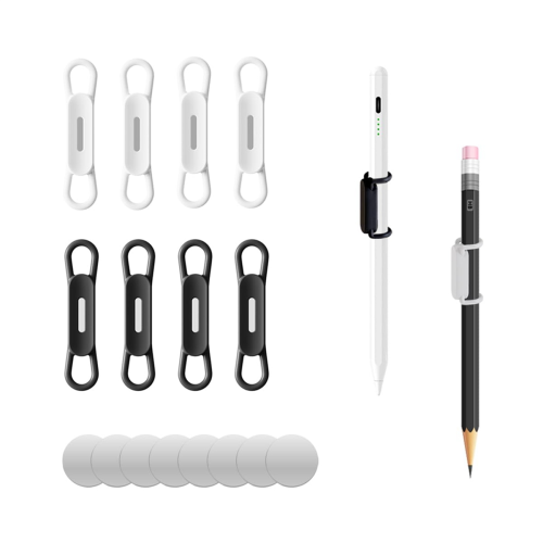Multi-Functional Silicone Pen Holder Universal Insert Removable Whiteboard Magnetic Clip Cover Fixed 1