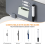 Multi-Functional Silicone Pen Holder Universal Insert Removable Whiteboard Magnetic Clip Cover Fixed 4