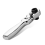 2 in 1 Flat Handle Ratchet Wrench 1/4 Double Ended 72 Teeth Quick Spanner Tool Screwdriver Socket Bit DIY Repair 1