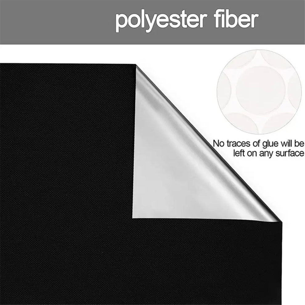 Sun Blocking Window Cover Waterproof Thermal Insulated Room Darkening Drapes Portable For Nursery Dorm Jehiatek