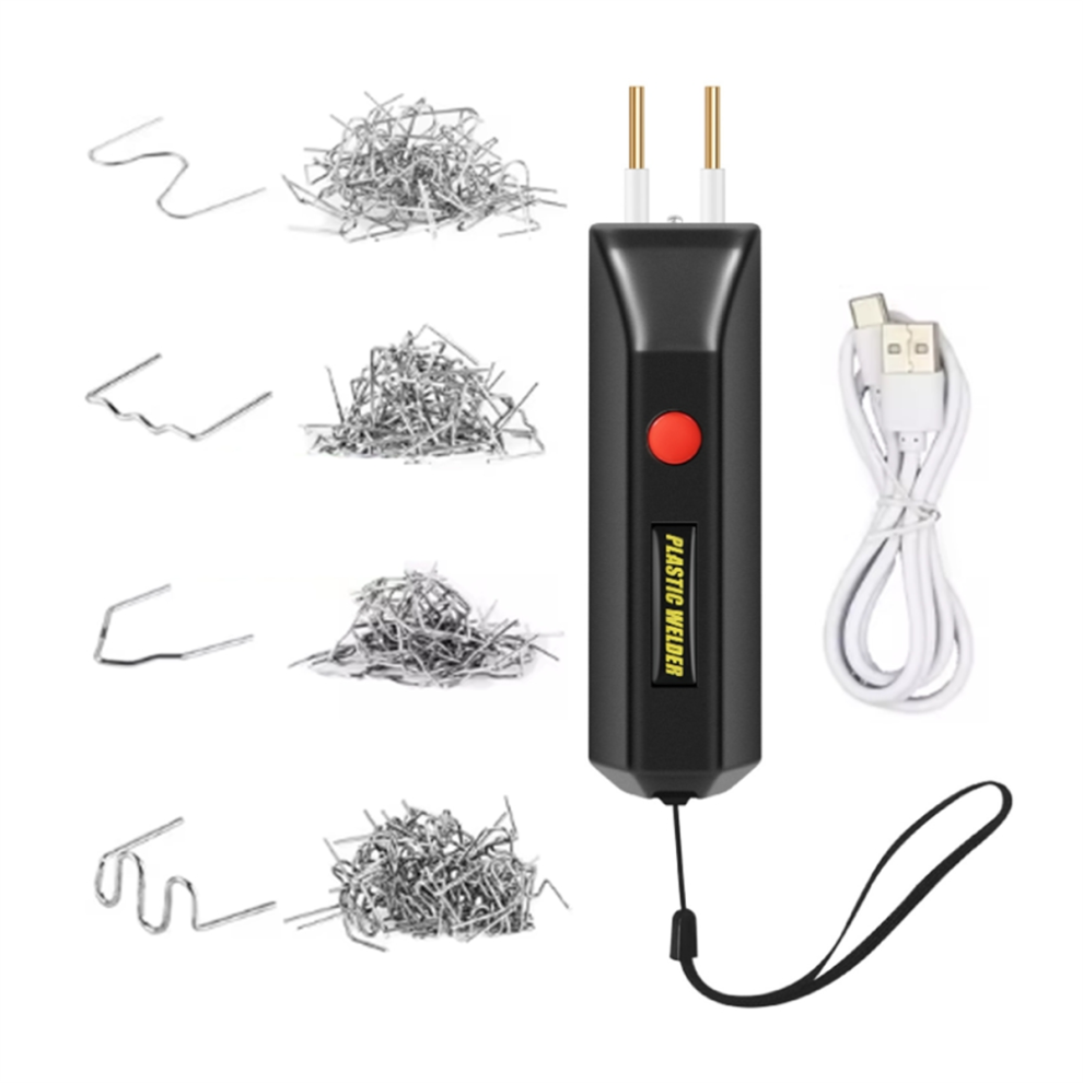 Cordless Plastic Welder Machine Welding Kit With Battery 4 Types Wave Staples Led Indicator For Car Bumper Crack 4851335040898