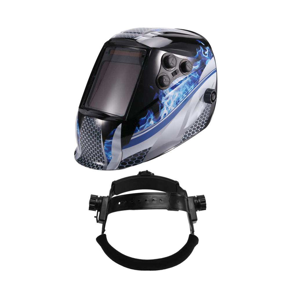 Welding Helmet Large View Welder Mask True-Color Lens For Arc Weld Grind Cut Power Auto Darkening 4851335041246