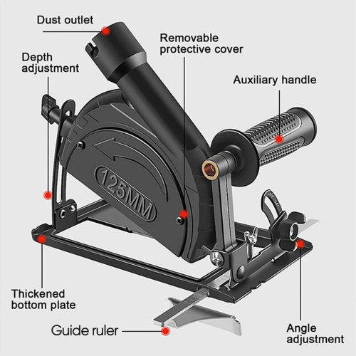 Angle Grinder Stand, 0-45 Degree Adjustable Cutting Angle,Polishing Machine Fixed for 4in-5in A 1