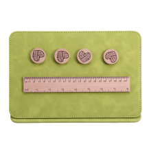 1 Set Braided Chart Clip Magnets Knitting Tool Magnetic Fold Up Pattern Holder for Home Use PU Magnet Beech