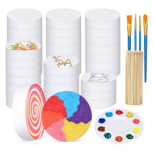 4 Inch Foam and StyrofoamDiscs,Foam Circles for Crafts Cake Dummy,Round DIY Discs