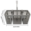 Multi-Functional Dishwasher Basket Accessory Adaptor for Most of Utensil Knife Fork Storage 6