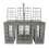 Multi-Functional Dishwasher Basket Accessory Adaptor for Most of Utensil Knife Fork Storage 1