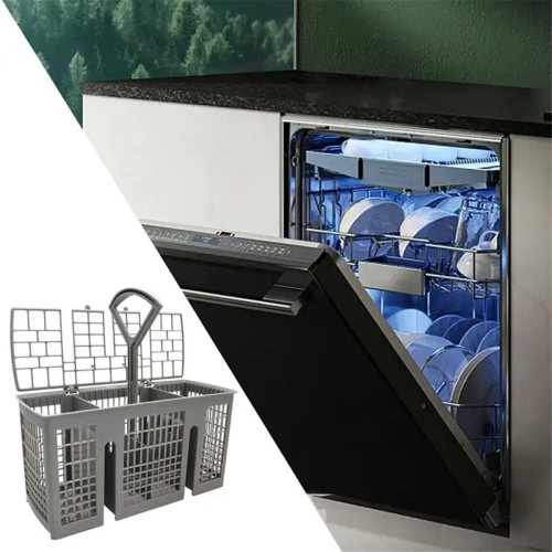 Multi-Functional Dishwasher Basket Accessory Adaptor for Most of Utensil Knife Fork Storage 2