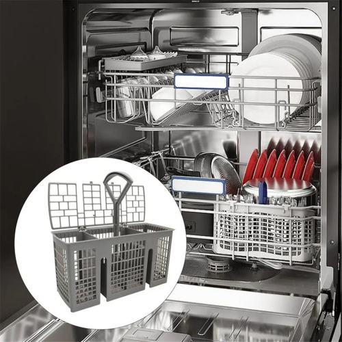 Multi-Functional Dishwasher Basket Accessory Adaptor for Most of Utensil Knife Fork Storage 1