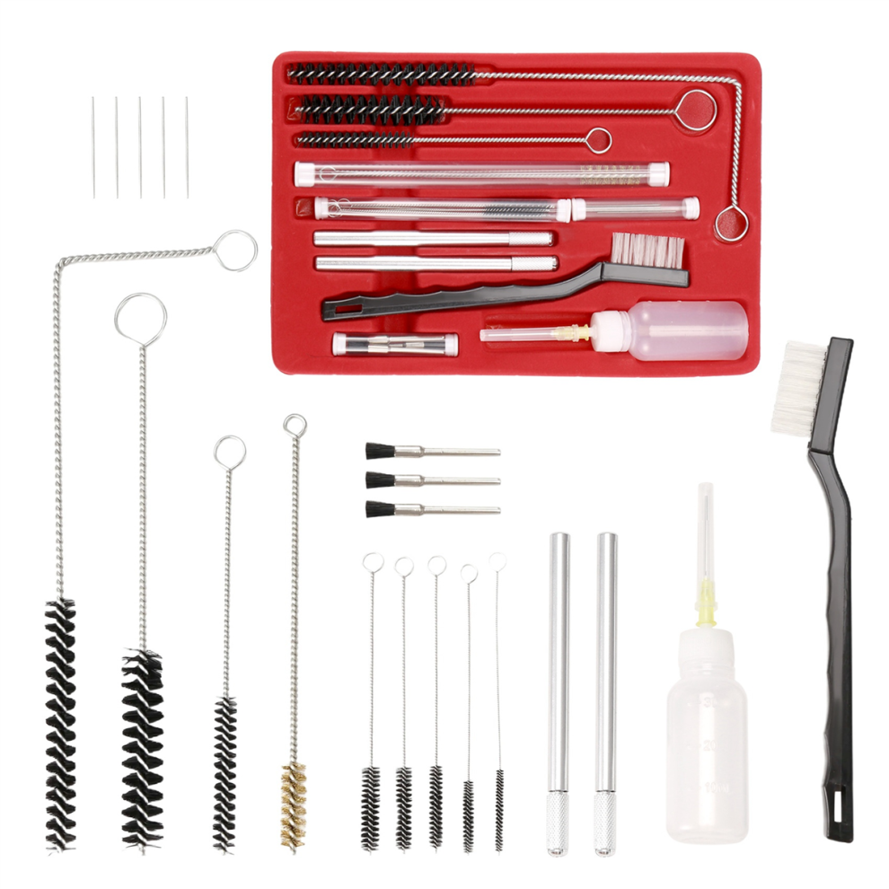 1Set Air Brush Cleaning Kit Car Paint Sprayer Pneumatic Detail Repair Tool 4851335052556
