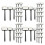 60Pcs Brush Painting Craft Materials Rollers Tool Tools 8