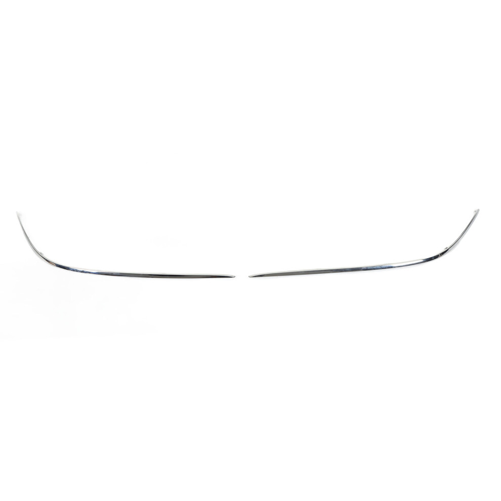 1Pair Front Bumper Outer Molding Chrome Cover 9121376962165