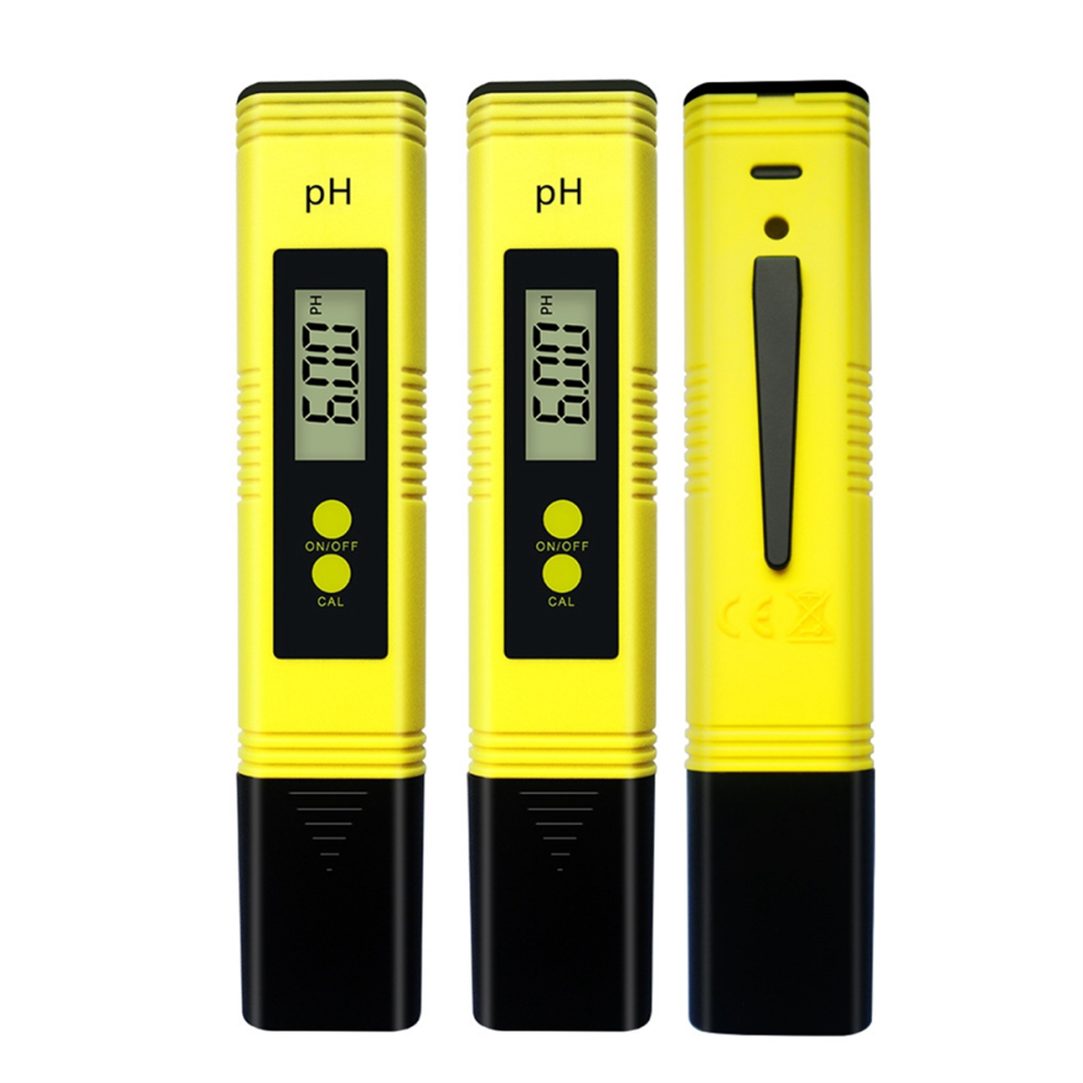 Ph Value Test Pen, Ph Tester 0.01 High-Precision Water Quality Tester, Measuring Range 0-14 Yellow 4851335056486