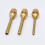 Hot Melt Nozzle Small-Bore Diameter Anti-Leakage Copper Accessories Nozzles Tools,2.0mm 5