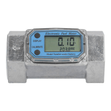 2in Turbine Flow Meter Electronic Digital Liquid Water Gas Oil Flowmeter for Industrial Automation