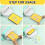 2pcs 9x6 Inch Magnetic Cutting Mat Grid Spacers Embossing Machine Die A 2