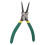 4 Piece Circlip Pliers Set, Includes Snap Circle for Mini Internal & External Use, Straight Bent Tips 5