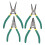 4 Piece Circlip Pliers Set, Includes Snap Circle for Mini Internal & External Use, Straight Bent Tips 8