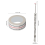 Seam Ripper and Thread Remover Kit, Sewing Tool Set with Positioning Tap for Crafting, Silver 4