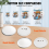 200 Sets 3 Inch 75mm Pin Back Button Parts for Maker Machine, DIY Round Badge 4