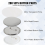 200 Sets 3 Inch 75mm Pin Back Button Parts for Maker Machine, DIY Round Badge 2