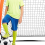Portable Children'S Soccer Goal, Training Net Frame, Movable Foldable Game Door Up Goal 5