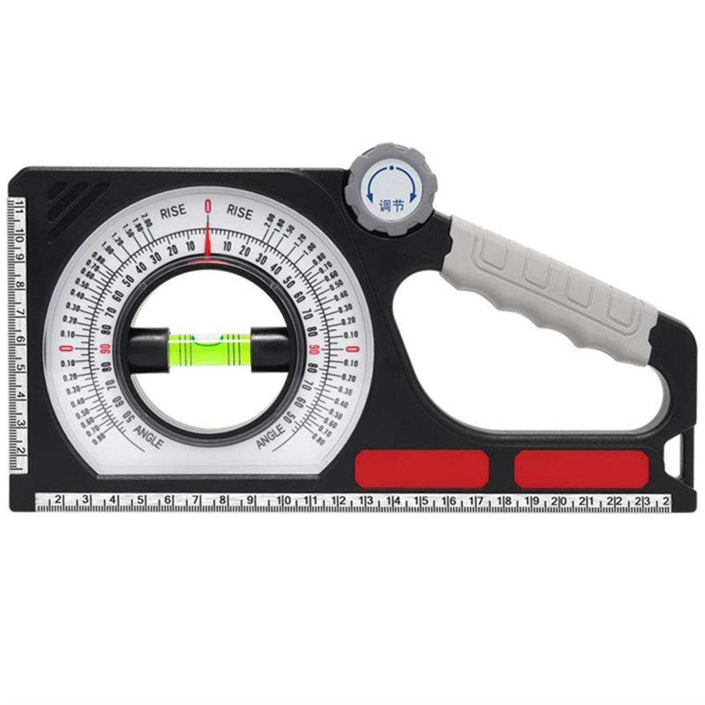 Portable Mechanical Angle Slope Measuring Instrument Magnetic Level Bubble Inclinometer Protractor Ruler 4851335067727