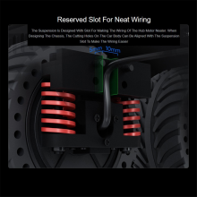 All-Metal Compact UGV Suspension (A), High-Strength Spring, 7.5KG Load Capacity, Suitable for DDSM115 Hub Motor