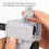 50ml Dispensing AB Glue Two-Component Epoxy Resin with 4 Mixing Needle 2 Empty Dual Cartridges 5