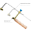 DIY Wooden Handle Wire Saw MINI U Type Metal Hand Coping Professional Cutting Tools for Various Materials 4